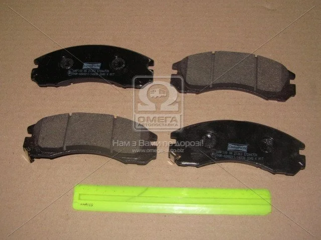 Колодки тормозные дисковые передние Citroen C-CROSSER (VU_, VV_) 07-, C-CROSSER ENTERPRISE (VU_, VV_) 09-|MITSUBISHI ECLIPSE Con CHAMPION 572447CH (фото 1)