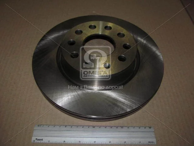 Диск тормозной передний (кратно 2) Skoda Octavia II/VW Jetta (III,IV), Golf (V,VI) CHAMPION 562237CH (фото 1)