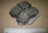 Колодки тормозные дисковые передние Hyundai Elantra IV, Sonata (IV,V), Tucson (04-10)/ Kia Sportage II CHAMPION 572514CH (фото 1)