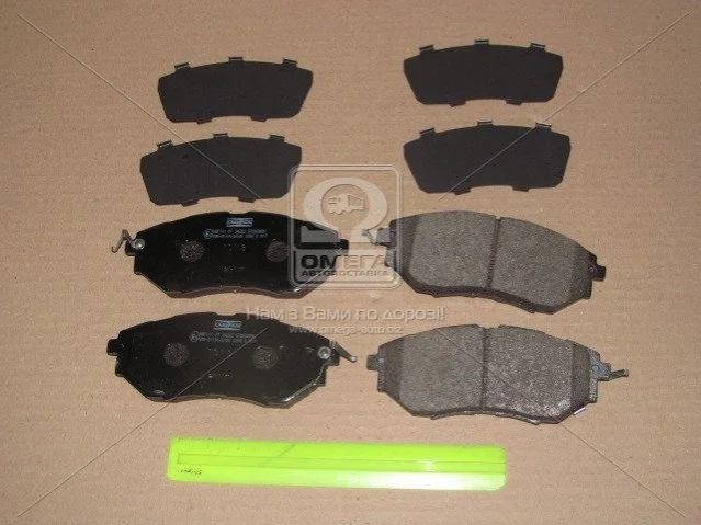Колодки тормозные дисковые передние Subaru Forester (10-), Legacy (IV,V,VI), Outback (09-) CHAMPION 572638CH (фото 1)