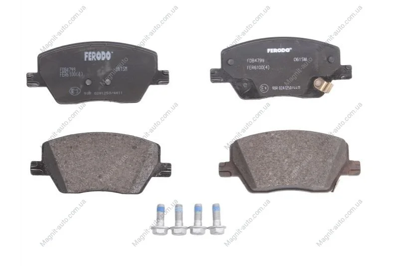 Колодки гальмівні дискові FERODO FDB4799 (фото 1)