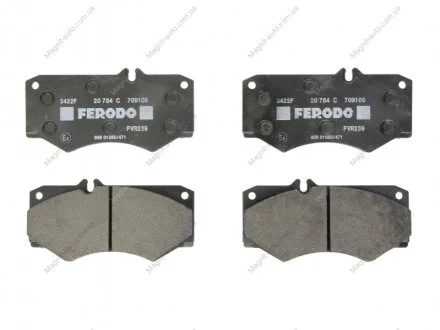 Гальмiвнi колодки к-кт. FERODO FVR239