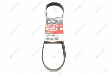 Ремень поликлиновый Gates 6PK893XS