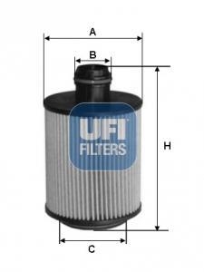 Масляний фiльтр UFI 25.110.00 (фото 1)