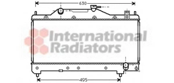 Радіатор охолодження AVENSIS 16/18/20 MT 00-(вироб-во) Van Wezel 53002283 (фото 1)