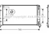 Радиатор охлаждения двигателя DOBLO 19TD MT +AC 01- (Ava) AVA COOLING FTA2250 (фото 1)