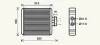 Теплообмінник, система опалення салону CLEVER FIT AVA COOLING VN6196 (фото 1)