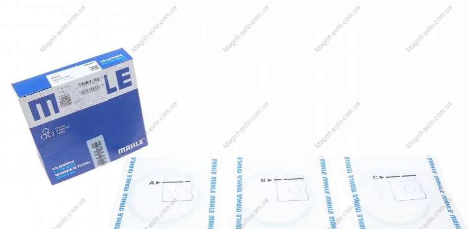 Комплект поршневих кілець Mahle BMW MAHLE / KNECHT 08267N0 (фото 1)