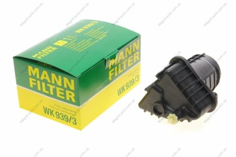 Топливный фильтр -FILTER MANN WK939/3 (фото 1)