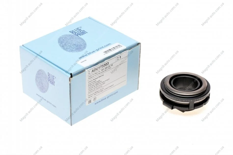 Подшипник шариковый d>30 сцепления BLUE PRINT ADU173303 (фото 1)