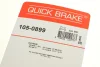 Монтажный к-кт тормозных колодок пер QUICK BRAKE 105-0899 (фото 13)