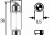 Автолампа Behr Standard C5W SV8,5 5 W прозрачная HELLA 8GM002092241 (фото 1)