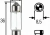 Автолампа SV8,5 C5W 12V 5W 41mm HELLA 8GM002092121 (фото 3)