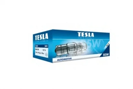 Автолампа Tesla Standard R5W BA15s 5 W прозрачная TESLA B55102