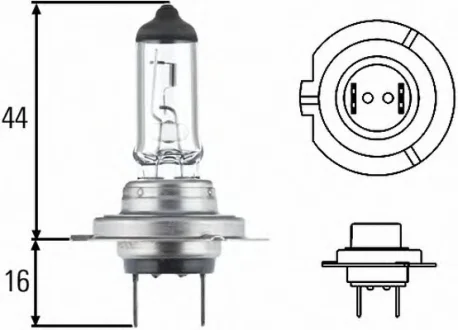 Лампа накаливания, фара дальнего света, Лампа накаливания, основная фара, Лампа накаливания, противотуманная фара, Лампа накаливания, Лампа накаливания, основная фара, Лампа накаливания, противотуманная фара HELLA 8GH007157241