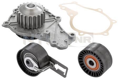 KOMPLET ROZRZеDU + POMPA WODY CITROEN C3, DS3 - PEUGEOT 2008,206+,207+,208 - FORD : FiestaCITROEN : C3, DS3 - PEUGEOT : 2008, 206+, 207+, 208 - FORD : Fiesta (1613562080, 1753582) SNR SNR NTN KDP459660