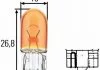 Автолампа Behr Hella Standard WY5W W2,1x9,5d 5 W желтая HELLA 8GP003594541 (фото 1)