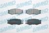 Гальмівні колодки перед. дискові Nissan Vanette/Cargo/Trade/Pick Up/Cedric/Bluebird/Fairlady/Maxima/Laurel/Silvia/300ZX/Prairie/Cabstar/M Series (82-11) SAMKO 5SP264 (фото 1)