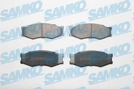 Гальмівні колодки перед. дискові Nissan Vanette/Cargo/Trade/Pick Up/Cedric/Bluebird/Fairlady/Maxima/Laurel/Silvia/300ZX/Prairie/Cabstar/M Series (82-11) SAMKO 5SP264