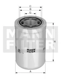 Фильтр масляный MANN WH9803