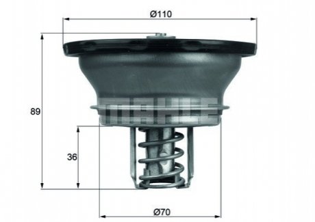 Термостат системи охолодження двигуна MAHLE / KNECHT THD382