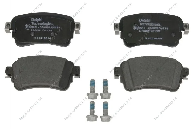 Klocek hamulcowy kpl. tył CITROEN JUMPY, SPACETOURER, PEUGEOT EXPERT, TRAVELLER, TOYOTA PROACE 1.6D/2.0D 02.16- DELPHI Delphi LP3261 (фото 1)