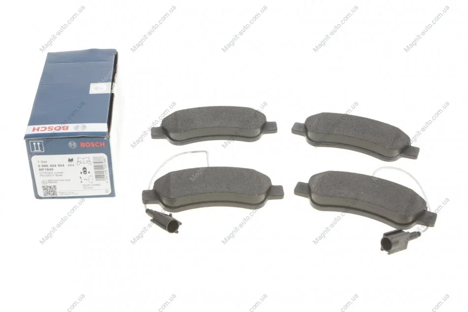 Тормозные колодки дисковые CITROEN/FIAT/PEUGEOT Jumper/Ducato/Boxer \'\'F\'\'10>> BOSCH 0986494994 (фото 1)