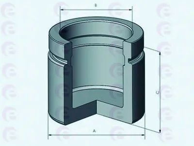 TгOCZEK ZACISKU HAM /D025591 PRZ╙D AUDI A4, A5 07-,RENAULT CLIO III 05-, SEAT ALTEA 09- ERT 151344C (фото 1)