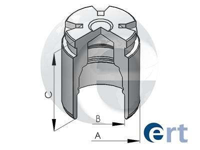 TгOCZEK ZACISKU HAM /D025642 TYг HYUNDAI I30, IX20, VELOSTER 10-,KIA PICANTO 11- ERT 151384C