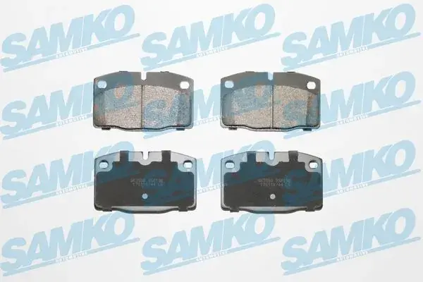 К-кт перед. гальм. колодокі Daewoo Lanos/Nexia/Opel Ascona/Corsa/Kadett/Omega/Vectra A SAMKO 5SP190 (фото 1)