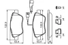 Гальмівні колодки, дискові BOSCH 0986494698 (фото 7)