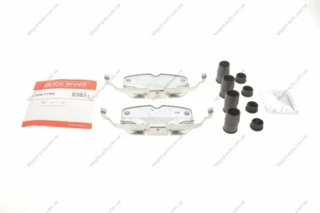 Монтажный набор тормозных колодок BMW X5 (E70), X6 (E71, E72) 3.0-4.8 10.06-07.14 QUICK BRAKE 1091792