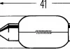 Автолампа Behr Hella Standard T15 SV8,5 15 W прозрачная HELLA 8GM002091141 (фото 2)