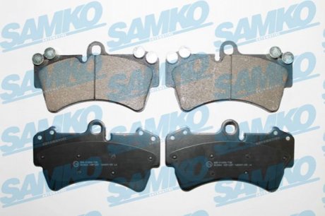 Гальмівні колодки дискові перед. Audi Q7 06-/Porsche Cayenne/VW Touareg 04- SAMKO 5SP1257