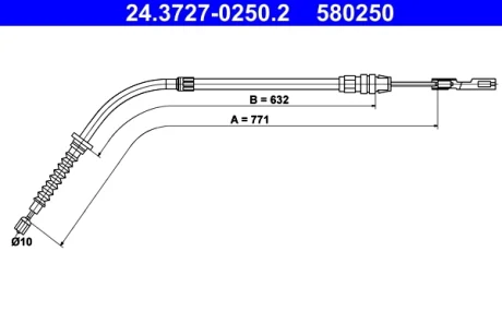 LINKA HAM 24.3727-0250.2 MINI F56 ONE FIRST 13-, COOPER 13- TYг PRAWY ATE 24372702502