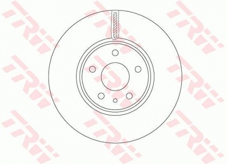 Гальмівний диск TRW DF6811