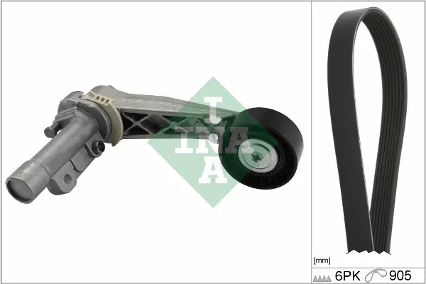 ZESTAW PASKA MICRO-V CITROEN/DS/MINI/PEUGEOT BERLINGO 1.6 2009-11> SZT INA 529026610 (фото 1)