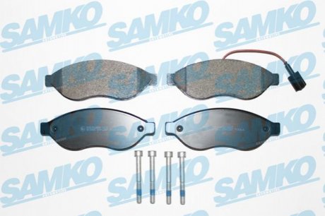 Klocki ham. DUCATO/BOXER 06- DUCATO,BOXER 2.2/3.0 06- 1100kg-1700kg przєd SAMKO 5SP1287