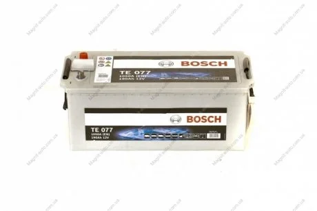 Аккумулятор 190Ah-12v (TE077) (513x223x223),L,EN1000 BOSCH 0092TE0777