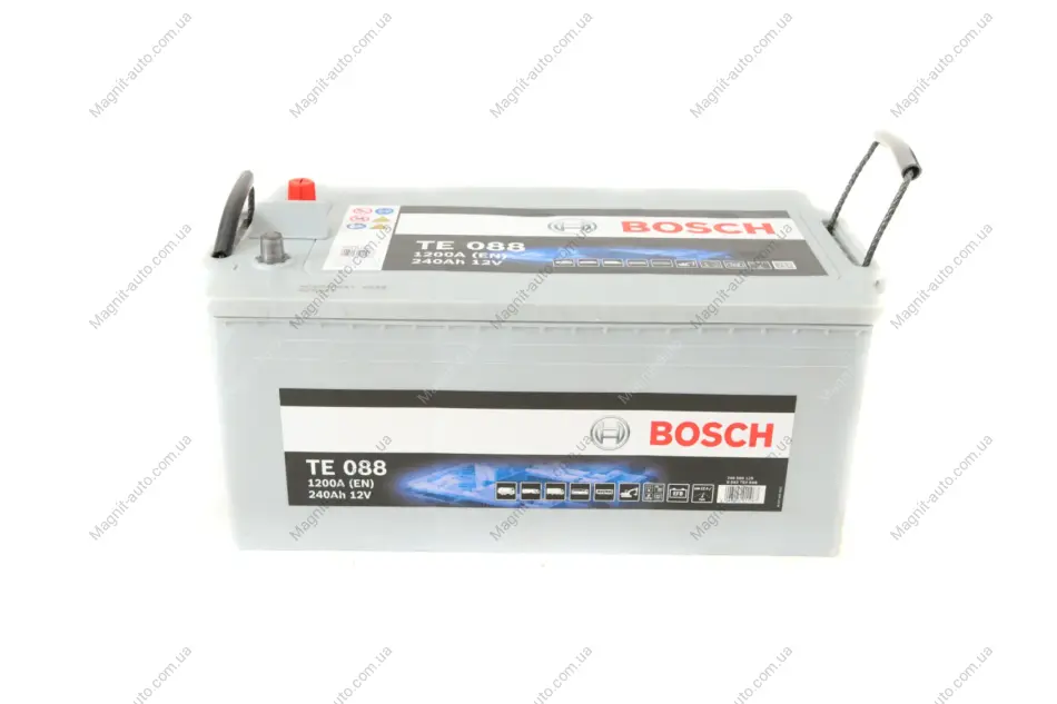 АКБ TE (EFB) 12В 240 А*ч 1200А BOSCH 0092TE0888 (фото 1)