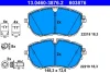 Комплект тормозных колодок переднего., DS DS 4 II, DS 7, DS 9, N°4 CITROEN C5 AIRCROSS, C5 X OPEL ASTRA L, GRANDLAND / GRANDLAND X, GRANDLAND X PEUGEOT 3008, 3008 II, 308 1.2-Electric 09.13- ATE 13046038762 (фото 1)