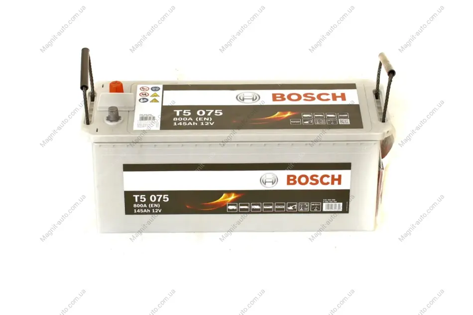 Акумулятор Bosch 12В/145Аг/800А/37,12кг BOSCH 0092T50750 (фото 1)
