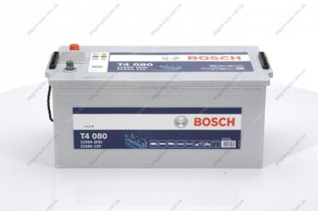 Стартерная аккумуляторная батарея, Стартерная аккумуляторная батарея BOSCH 0092T40800 (фото 1)