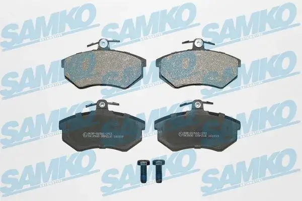 К-кт перед. гальм. колодок VAG 80/A4/Cabriolet/Chery Tiggo, Amulet, Fora SAMKO 5SP216 (фото 1)