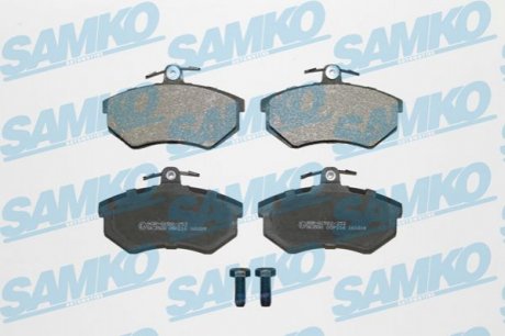 К-кт перед. гальм. колодок VAG 80/A4/Cabriolet/Chery Tiggo, Amulet, Fora SAMKO 5SP216