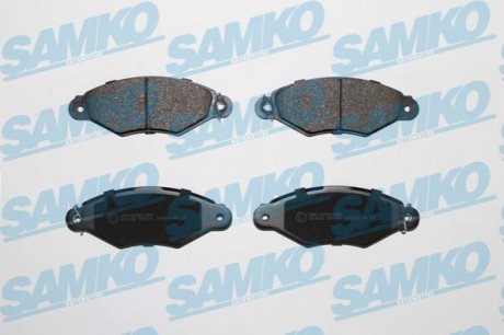 Гальмівні колодки дискові перед. PSA 206/306/Xsara/Renault Kangoo 05.93- SAMKO 5SP661