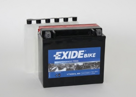 Стартерная аккумуляторная батарея, Стартерная аккумуляторная батарея EXIDE YTX20HLBS
