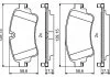 Тормозные колодки, дисковые. BOSCH 0986494833 (фото 2)