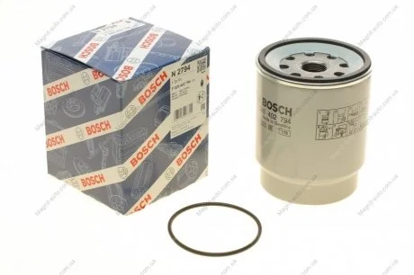 Паливний фільтр RVI C, K, KERAX, MAGNUM, PREMIUM 2 VOLVO 7700, 9700, 9900, B11, B13, B9, FH, FH II, FH III, FH16, FH16 II, FH16 III, FM, FM II, FMX, FMX II, FMX III D11A-330-DXi13 01.03- BOSCH F026402794