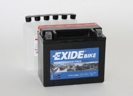 Стартерная аккумуляторная батарея, Стартерная аккумуляторная батарея EXIDE YTX12BS